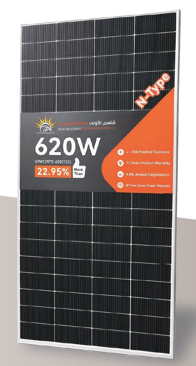 Shahen Solar Panel 620 W